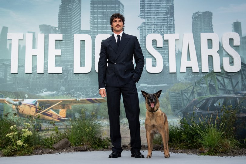 Jacob Elordi attended the world premiere of The Dog Stars in London solo.
