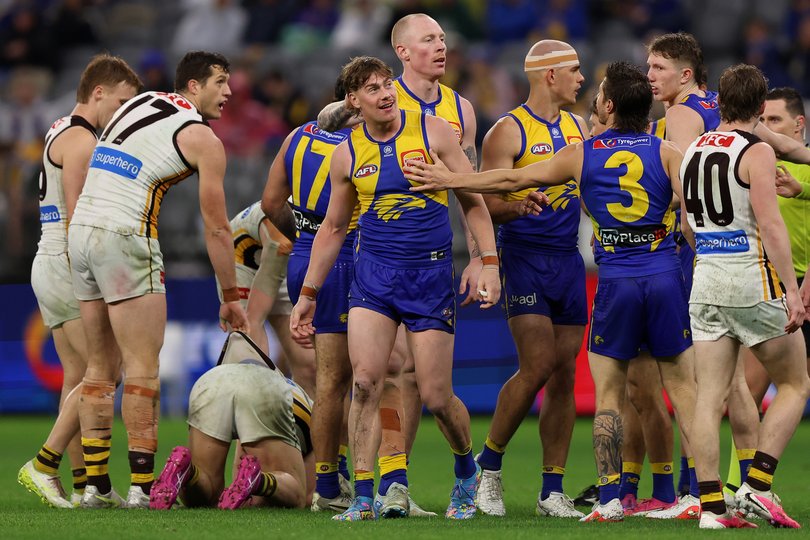 Harley Reid after the incident.