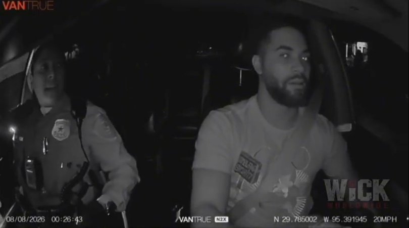 Dashcam footage from the Uber's car captured the wild ordeal.