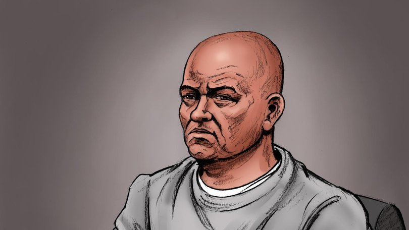 A sketch of Ralph Carr during his pre-sentence hearing last week. Sketch: Paul Tyquin