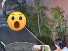 A manhunt is underway in Bali after an Australian tourist was filmed engaging in a lewd outdoor sex act.