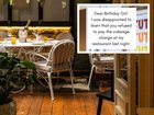 A birthday celebration has erupted into a fiery debate after a restaurant owner publicly called out a customer over claims she refused to pay a cakeage charge.