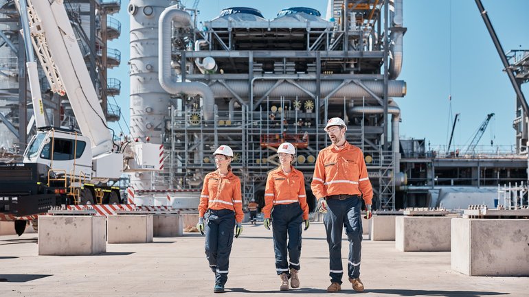 Chief executive Liz Westcott dropped the bombshell as Woodside delivered its first half results on Tuesday.