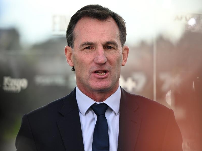 AFL chief Andrew Dillon has another controversy on his hands after Richmond's Mad Monday antics. (Joel Carrett/AAP PHOTOS)