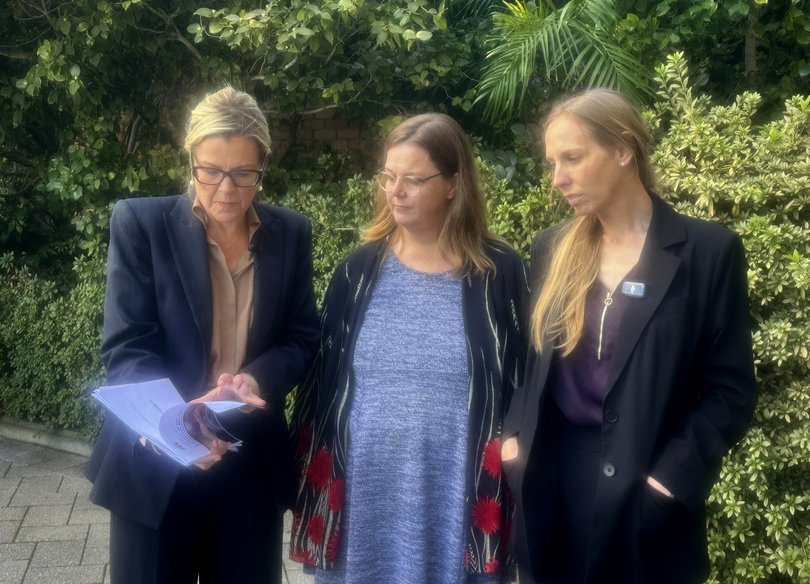 WA’s Shadow health minister Libby Mettam, Meron Savage, Stacey Hildebrandt.