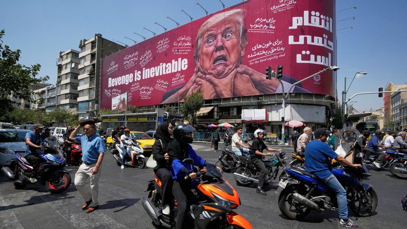 Iran warns its enemies "should wait for ?an attack" after the US unveiled its sanctions on Tehran. (AP PHOTO)