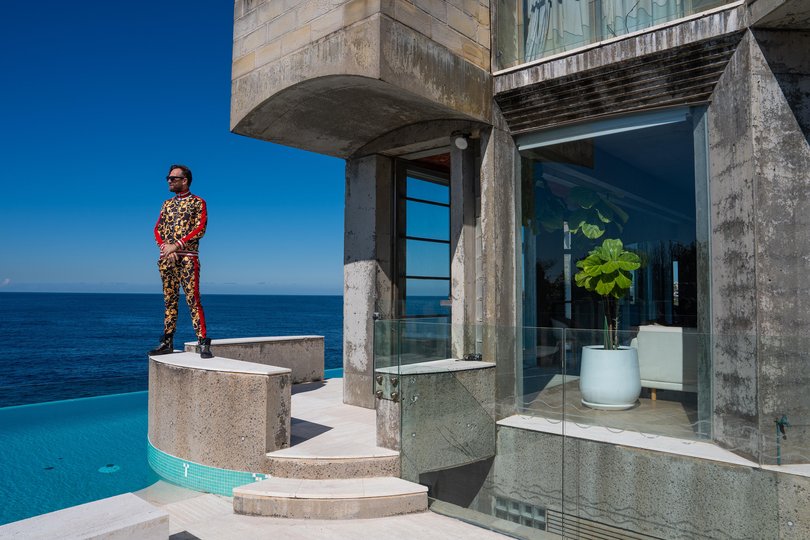 Fred Schebesta pictured at his Coogee home.