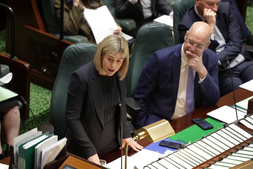 Jess Wilson during question time in the Victorian Parliament Legislative Assembly.