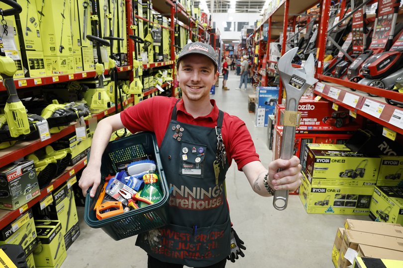 Bunnings orders will be available with Uber, 22 year old Jackson Hill at Bunnings Innaloo.