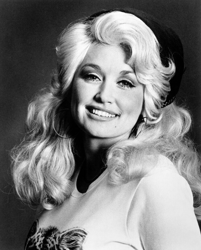 Country singer Dolly Parton, circa 1970. 