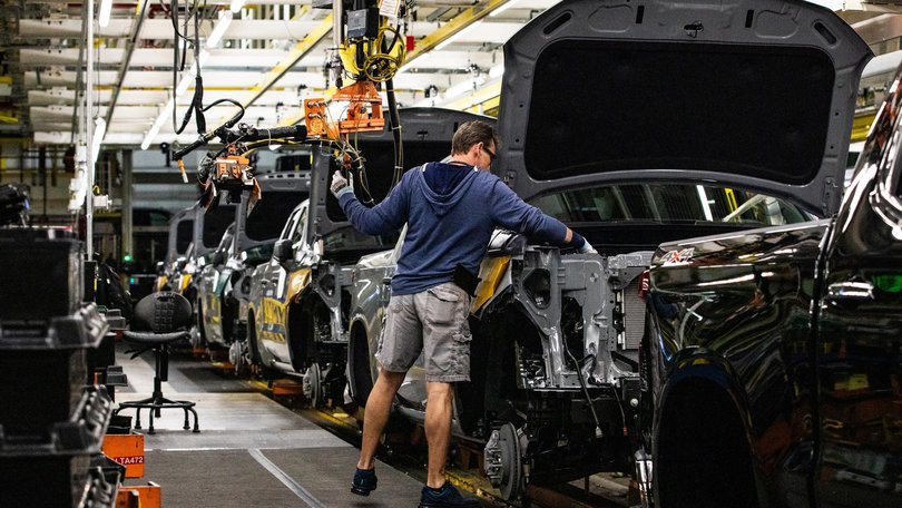 The General Motors assembly plant in Fort Wayne, Indiana, US.
