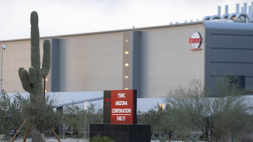 The Taiwanese Semiconductor Manufacturing Company plant in Arizona.