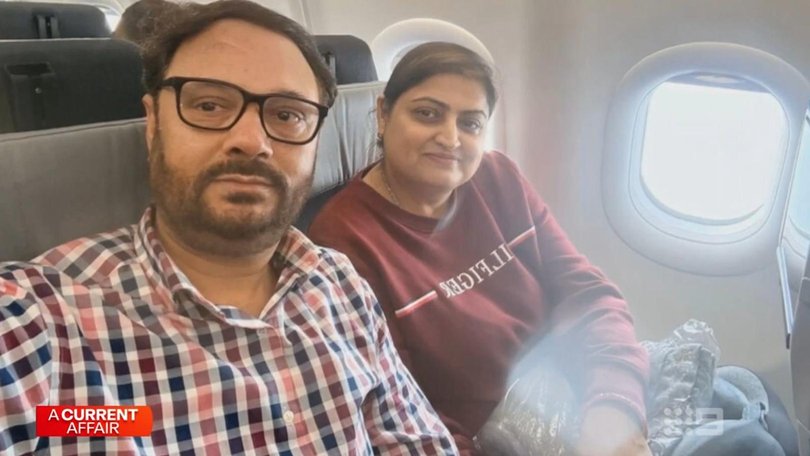 Husband and wife Krishna and Umesh Sharma. Picture: ACA