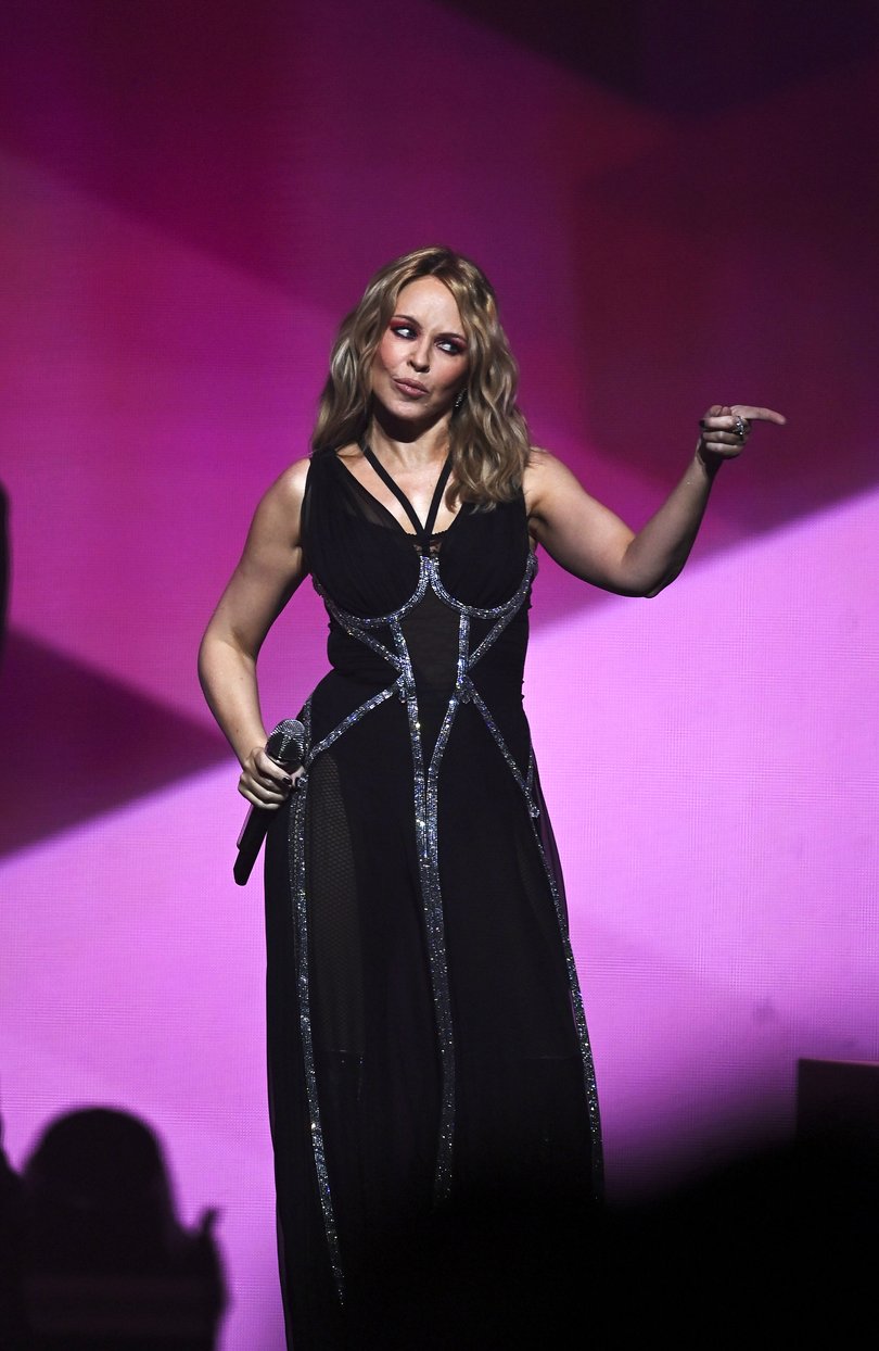 Kylie Minogue will have a roll call of hits to choose from.