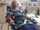Grant Siler's horrifying fall in 48C weather has left him facing amputation.
