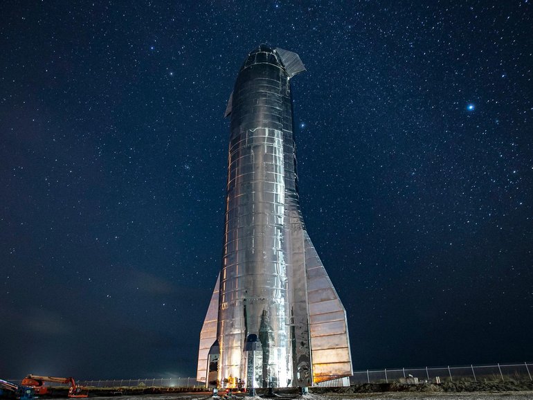 SpaceX Starship First test vehicle. Taken on September 30, 2019.