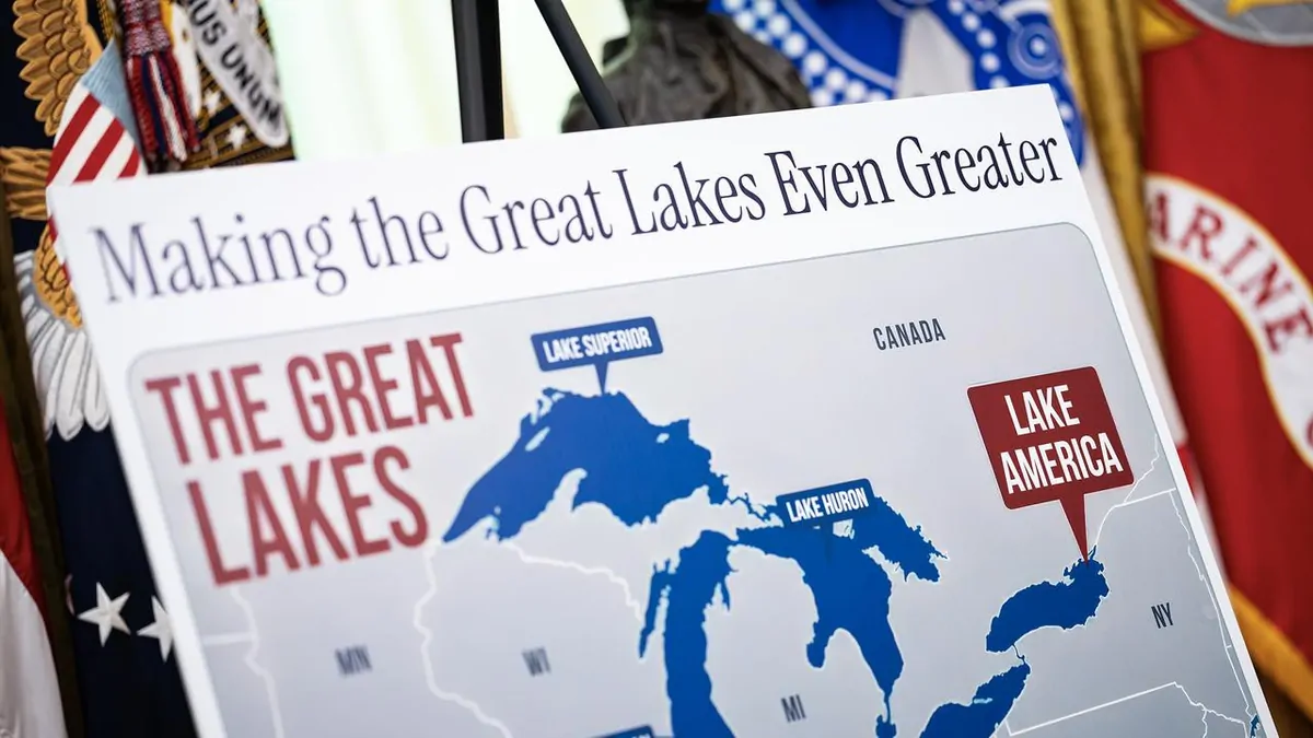 Donald Trump renames Lake Ontario ‘Lake America’ as US President escalates feud with Canada’s Mark Carney Donald Trump renames Lake Ontario ‘Lake America’ as US President escalates feud with Canada’s Mark Carney