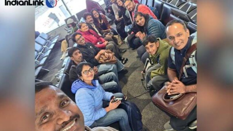 A group of unaccounted for missing Indian-Australian travellers, including the Muralitharan family. Picture: IndianLink