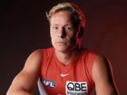 SYDNEY, AUSTRALIA - JANUARY 27: Issac Heeney poses during the Sydney Swans 2026 Official Team Photo Day at Sydney Swans HQ on January 27, 2026 in Sydney, Australia. (Photo by Matt King/AFL Photos)