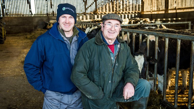Father and son Alan and Rick Ford died after falling into a silage tank on a UK farm. BillyPix.