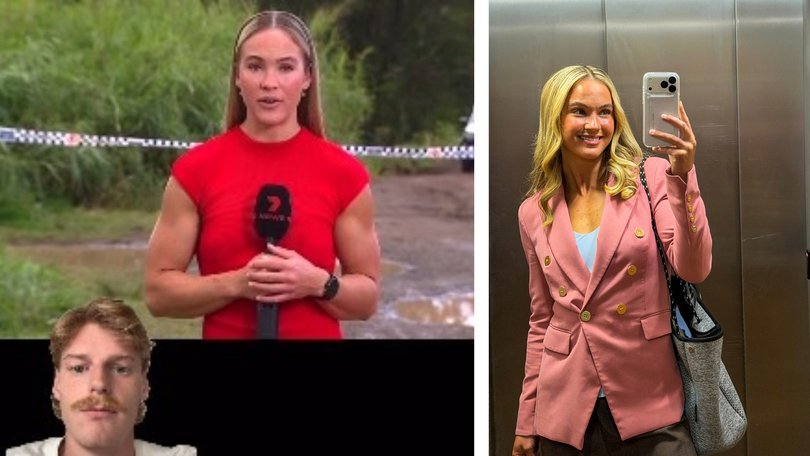 A Channel 7 reporter has gone viral after viewers noticed one striking physical trait.