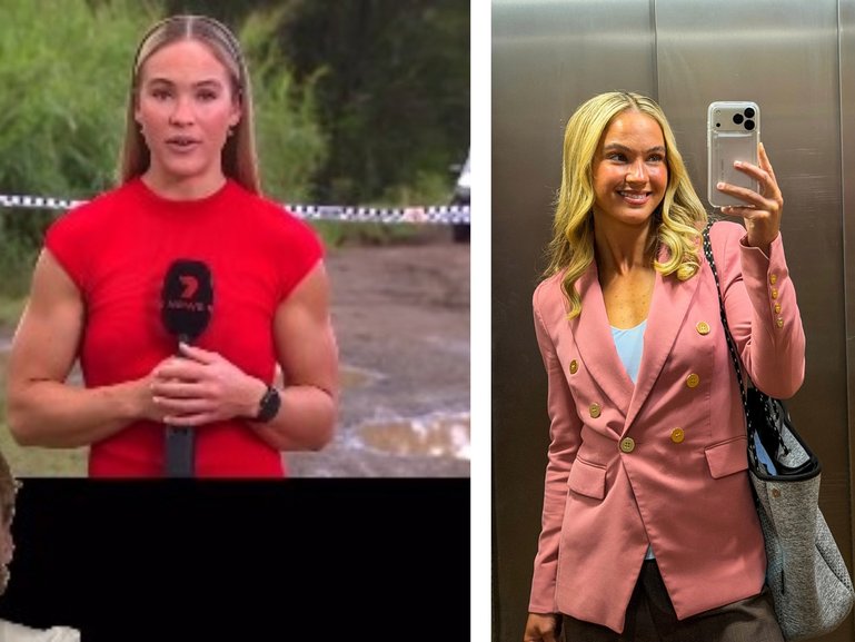 A Channel 7 reporter has gone viral after viewers noticed one striking physical trait.