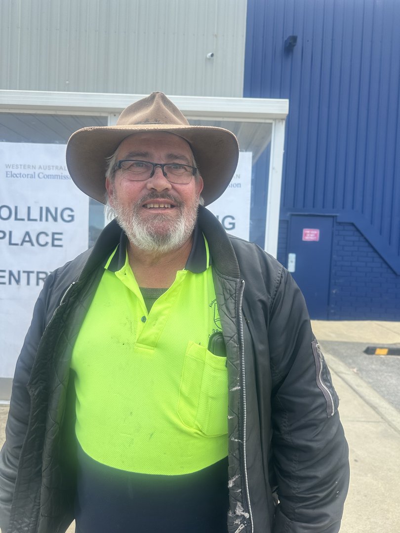 One Nation voter Brendan Collins