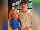The family of flight attendant, Jenny Lupton, left, who suddenly died during a layover has revealed the final text message the mother sent before her tragic death.