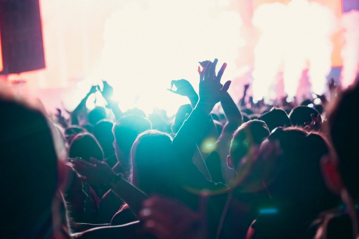 Crowd on the concert