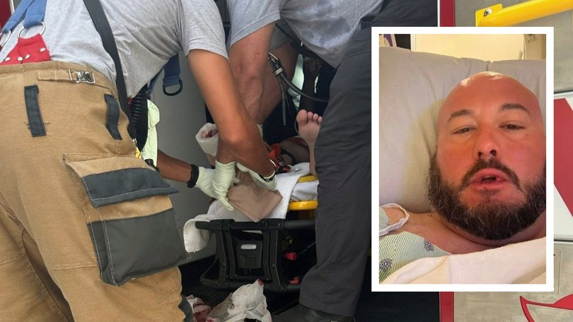 David Daniel was fishing near a sand bar at Boca Grande Key Beach on August 23 when he was attacked by a shark.