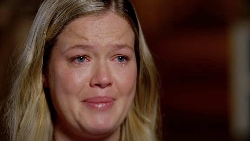 The mum used all her might to punch the shark repeatedly. Picture: 60 Minutes