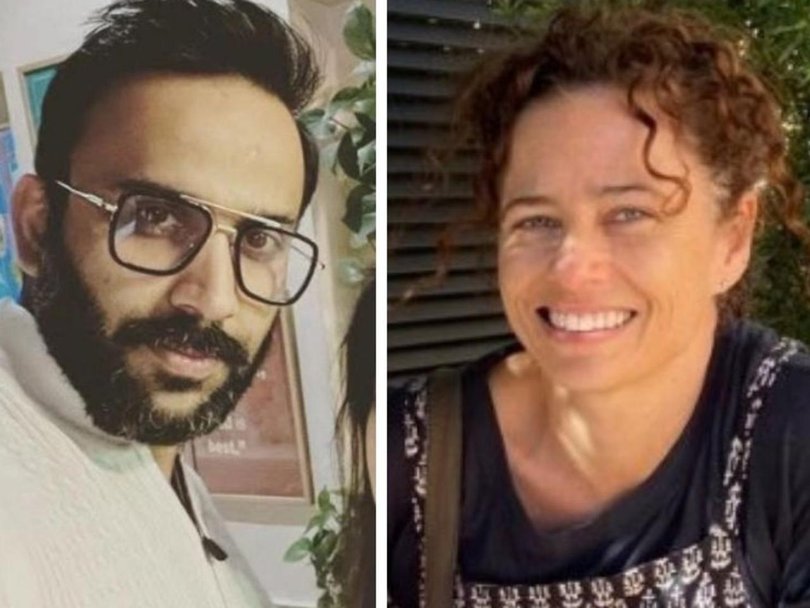 Bharat Mangwani and Renee Spry were part of the same trekking group. Picture: supplied