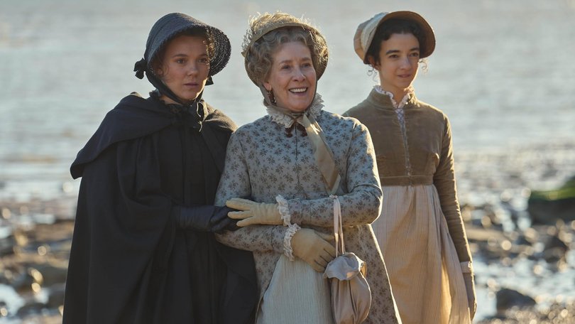 Phyllis Logan, Patsy Ferran, and Synnove Karlsen in Miss Austen.