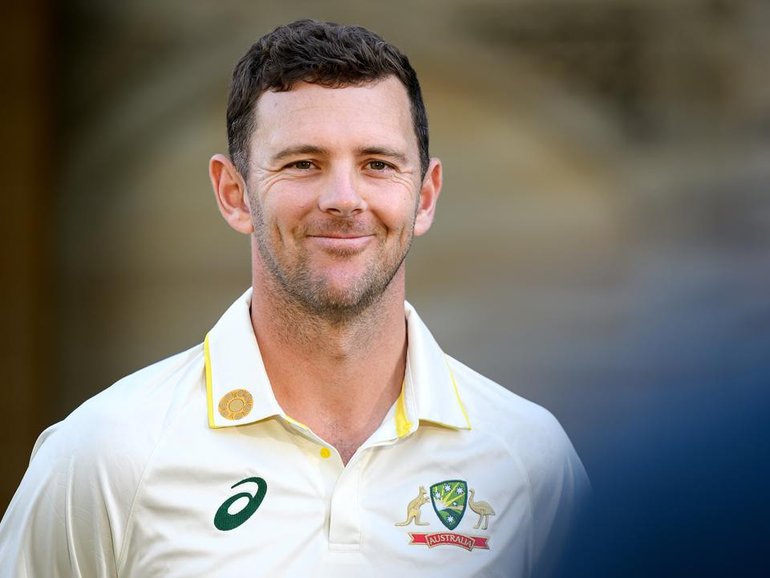 All smiles? Josh Hazlewood is used to receiving unsolicited advice from fans around the world. (Bianca De Marchi/AAP PHOTOS)