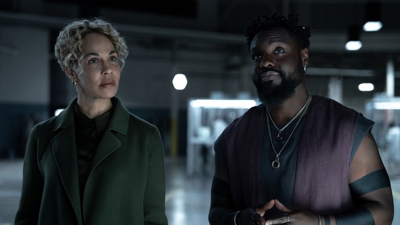 Amanda Brugel and Dayo Okeniyi.
