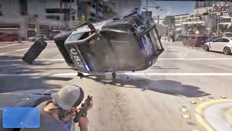 Gameplay from Grand Theft Auto IV.