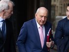 Alan Jones (centre) is fighting the allegations at trial. NewsWire/Gaye Gerard.