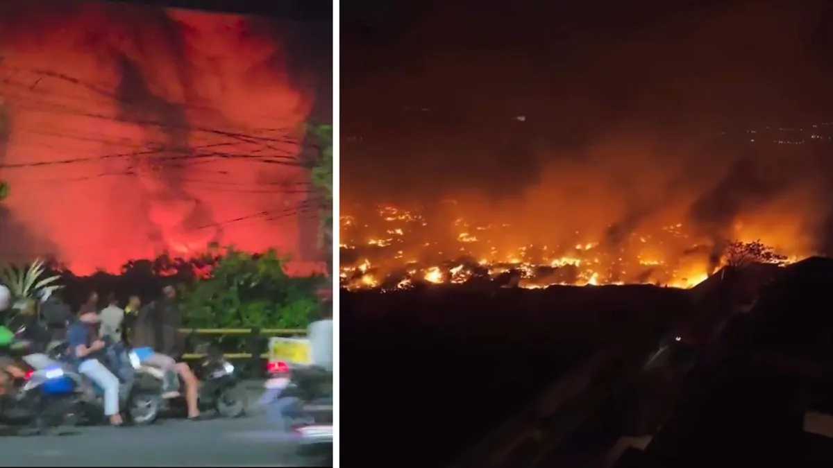 Bali fire: Second major fire in Bali within 24 hours after rubbish tip erupts into flames Bali fire: Second major fire in Bali within 24 hours after rubbish tip erupts into flames
