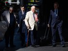 Alan Jones arrives at Downing court. The controversial broadcaster and former Wallabies coach allegedly indecently assaulted, groped, or inappropriately touched a number of young men. NewsWire/ Gaye Gerard