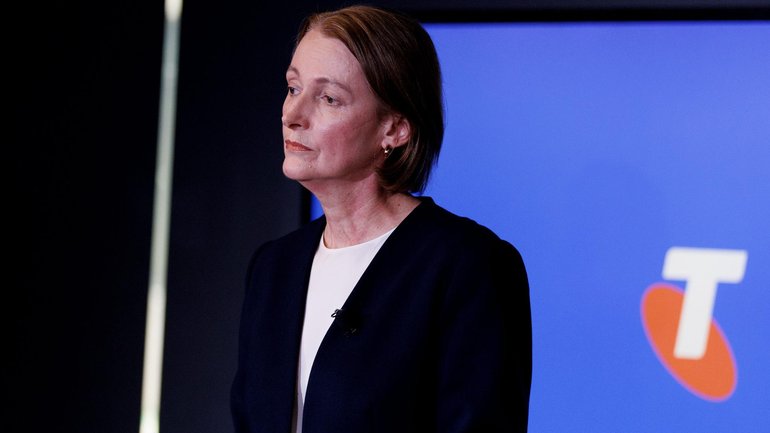 Telstra boss Vicki Brady apologised again for the outage. NewsWire / Nikki Short