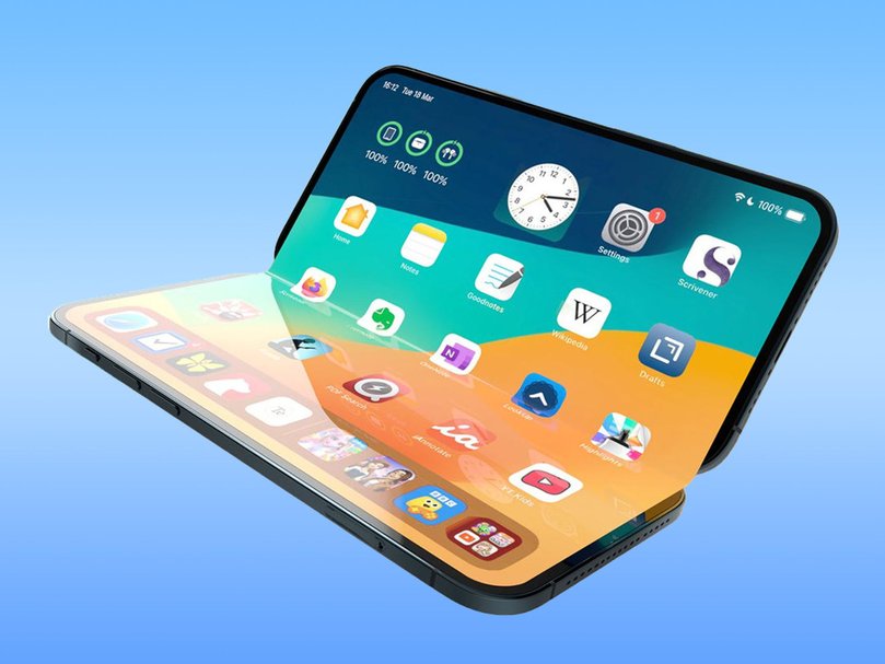 Apple fans have been generating their own images of what the foldable iPhone might look like.