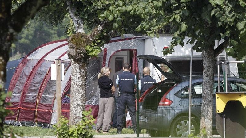 French police worked to find the weapon and the attacker for months following the violent murders in the Alpine beauty spot.