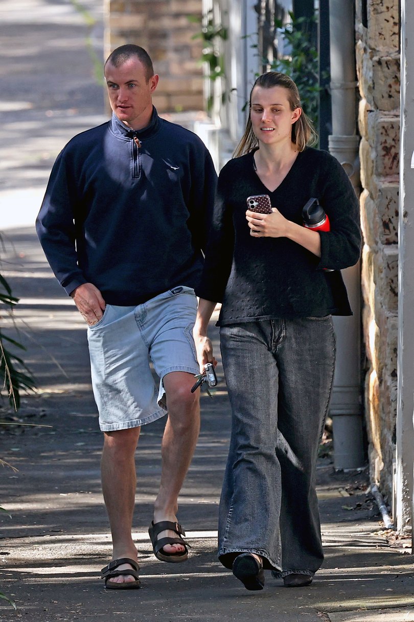 Swans Player Chad Warner seen with his girlfriend Alice Hughes