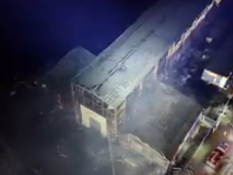 The fire was contained on Thursday morning. Picture: Supplied