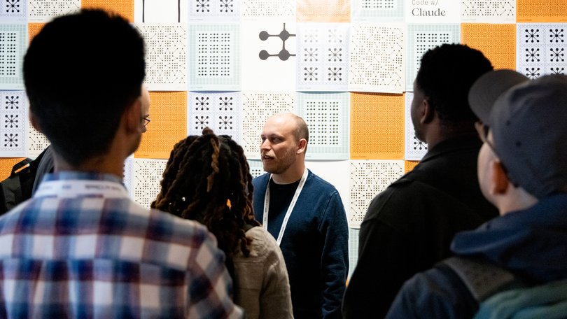 An Anthropic “Code With Claude” event.