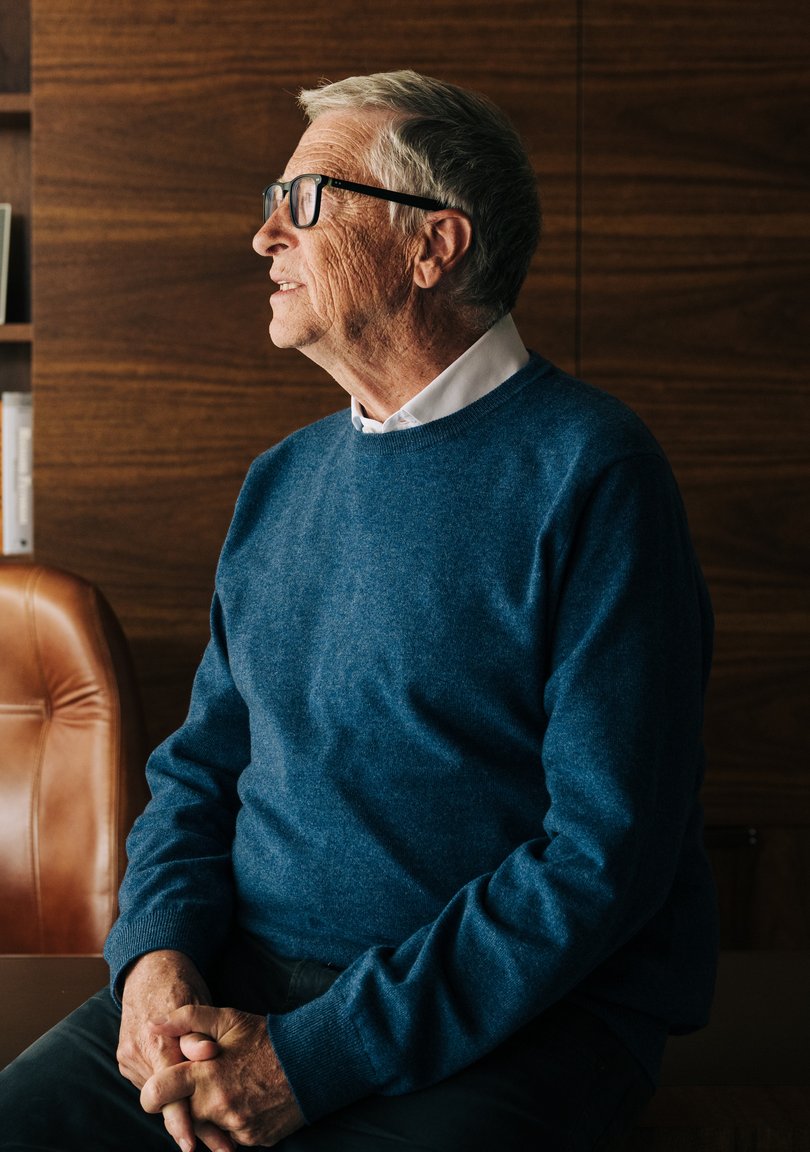 Bill Gates at his office in Washington.