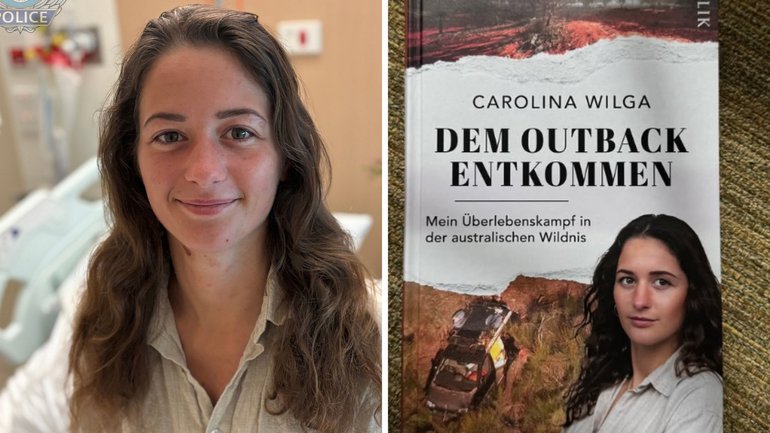 Carolina Wilga's tell-all book will reveal how she miraculously survived 12-days in WA's outback.