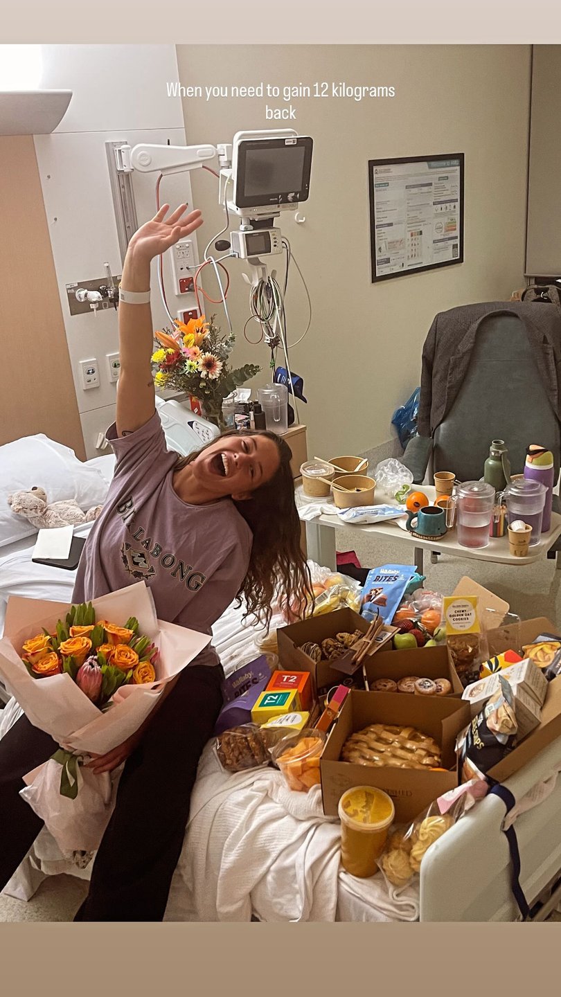 The backpacker spent six days at Fiona Stanley Hospital in Murdoch recovering from her injuries after also losing 12 kilograms during her ordeal.