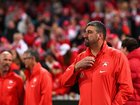 Swans head coach Dean Cox looks on following the round 24 AFL match between Sydney Swans and North Melbourne Kangaroos.