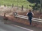 An Australian police officer has become an unlikely viral star after being caught on camera chasing down one of Australia’s fastest fugitives. 